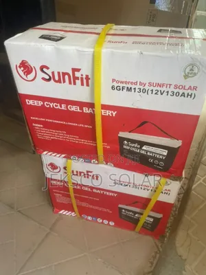 130ah Sunfit Dry Cell Solar Battery, 12v