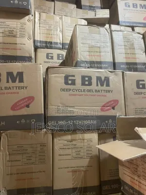 100ah Dry Cell Solar Battery, Gbm.