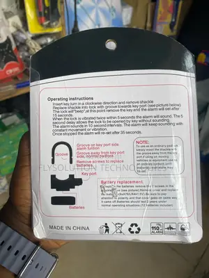 Siren Alarm Security Safety Padlock