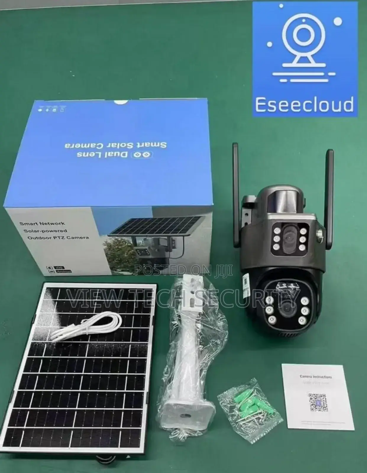 Dual Lens Hd Solar Camera