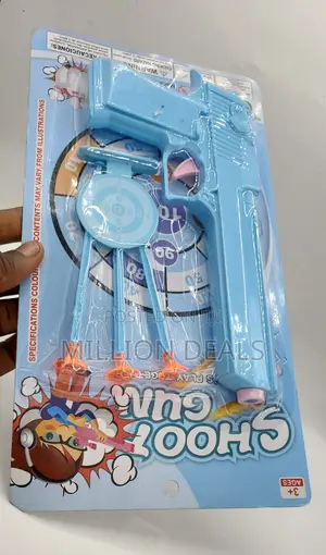 Unique Kids Dart Shooting Toy Gun Ages 3+