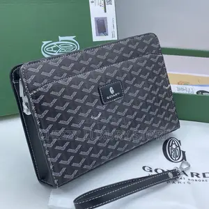 Goyard Quality Luxury Men Genuine Leather Purse