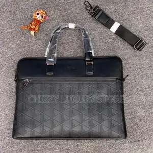 Louis Vuitton Quality Luxury Men Genuine Leather Laptop Bag