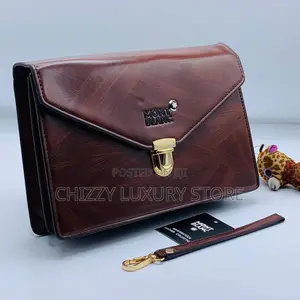 Mont Blanc Quality Luxury Men Genuine Leather Purse