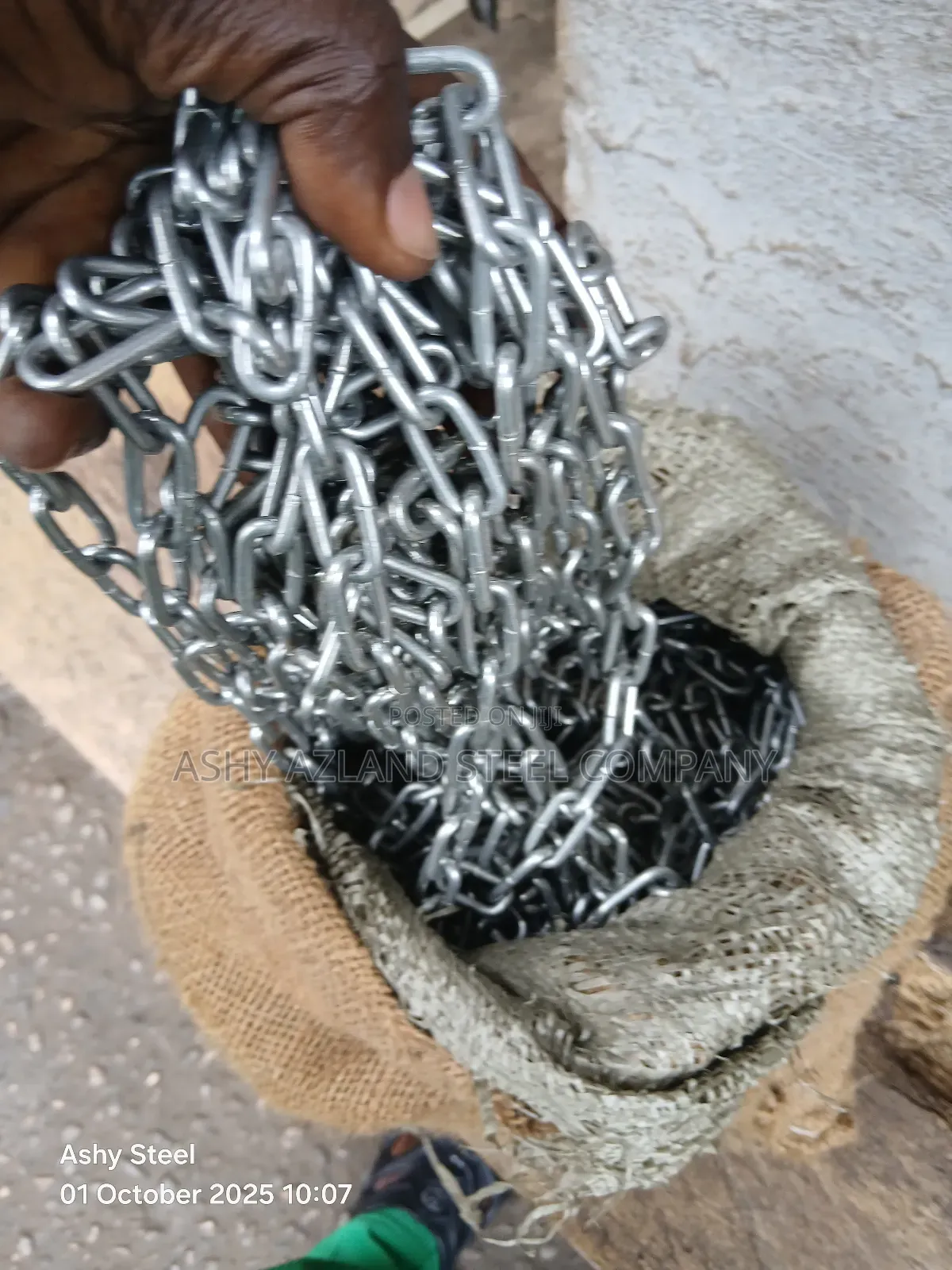 Black Galvanized Chain