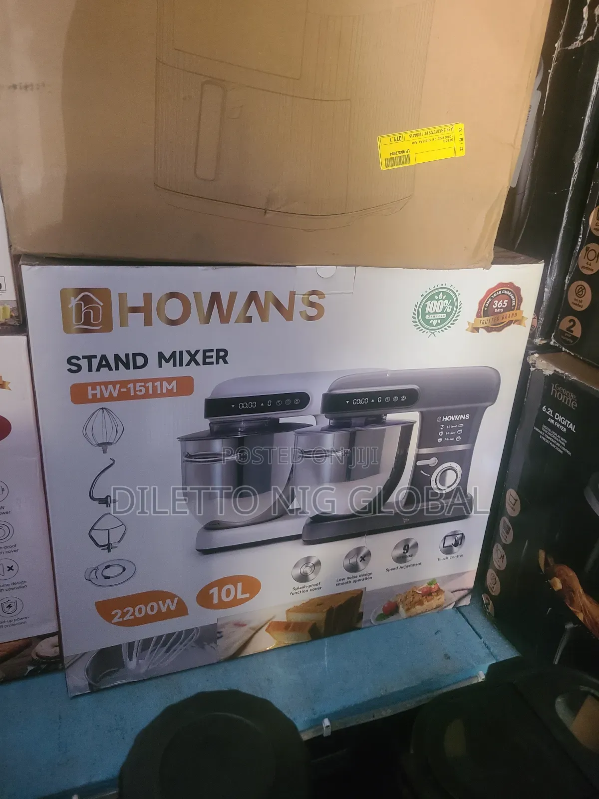 Howans 10l Mixer 2200w