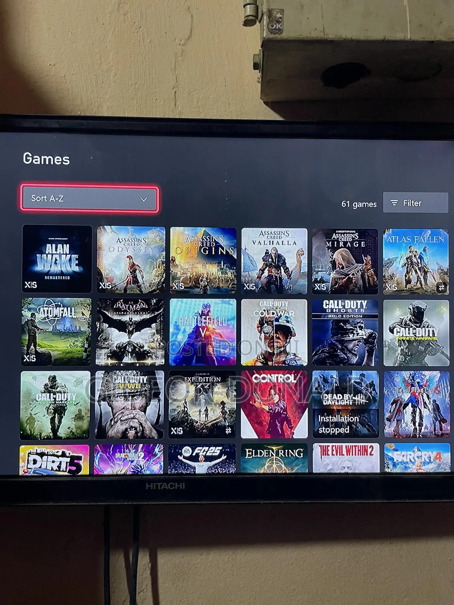 Xbox One, Series S X Game Installation