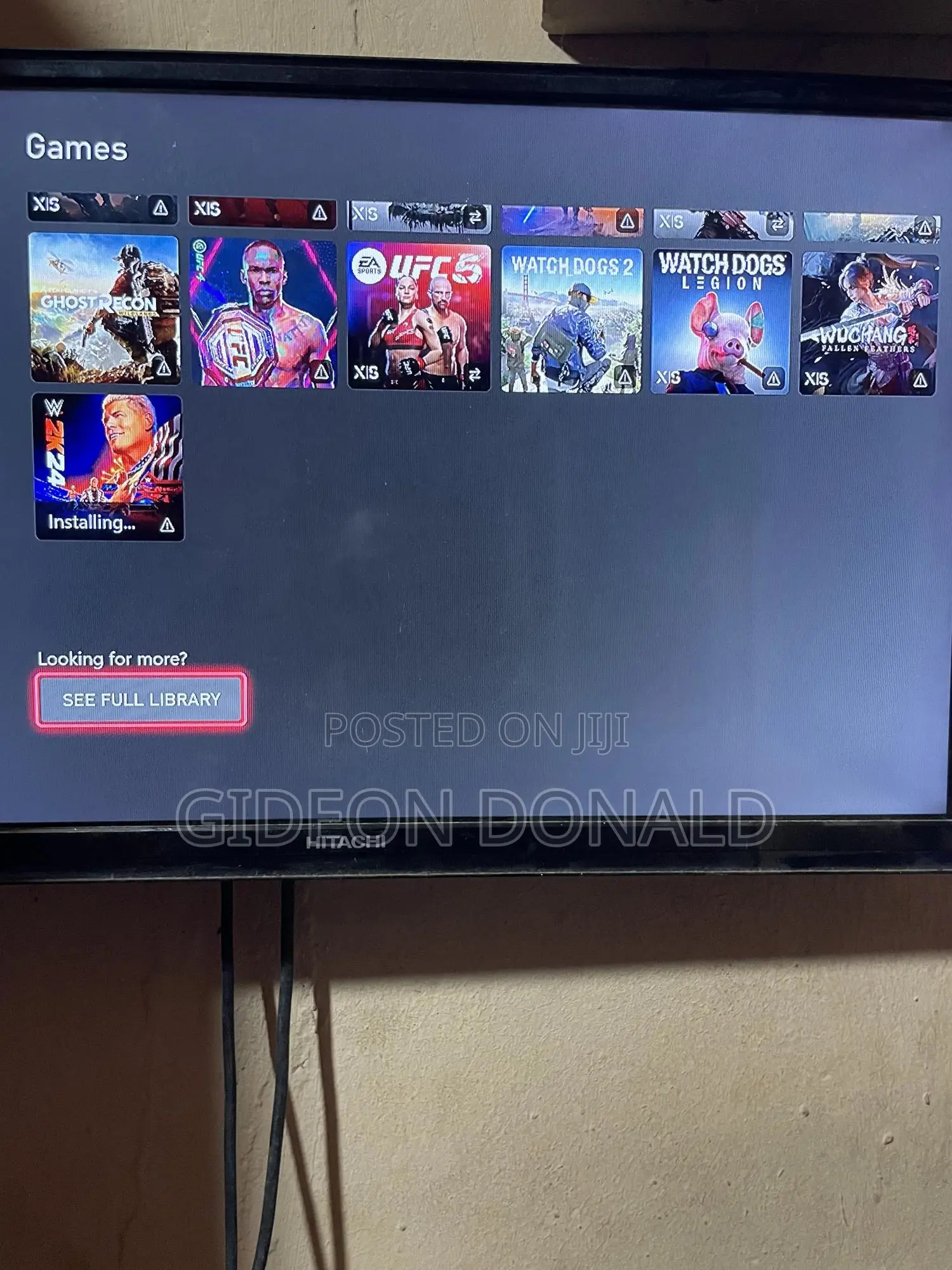 Xbox One, Series S X Game Installation