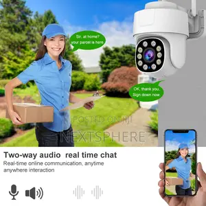 Pan Tilt Outdoor Security Camera, 1080p Home Wifi Ip Camera