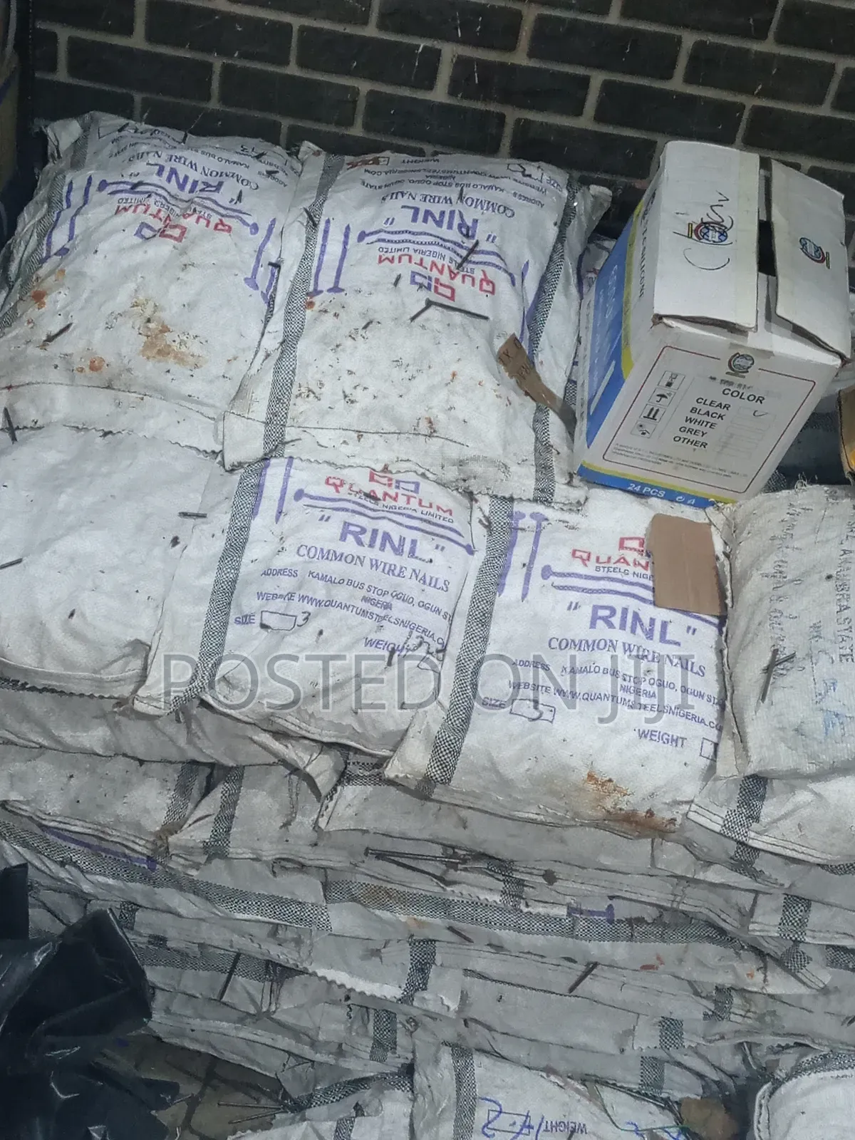 Bags Of Quantum And Eagle Common Wire Nails