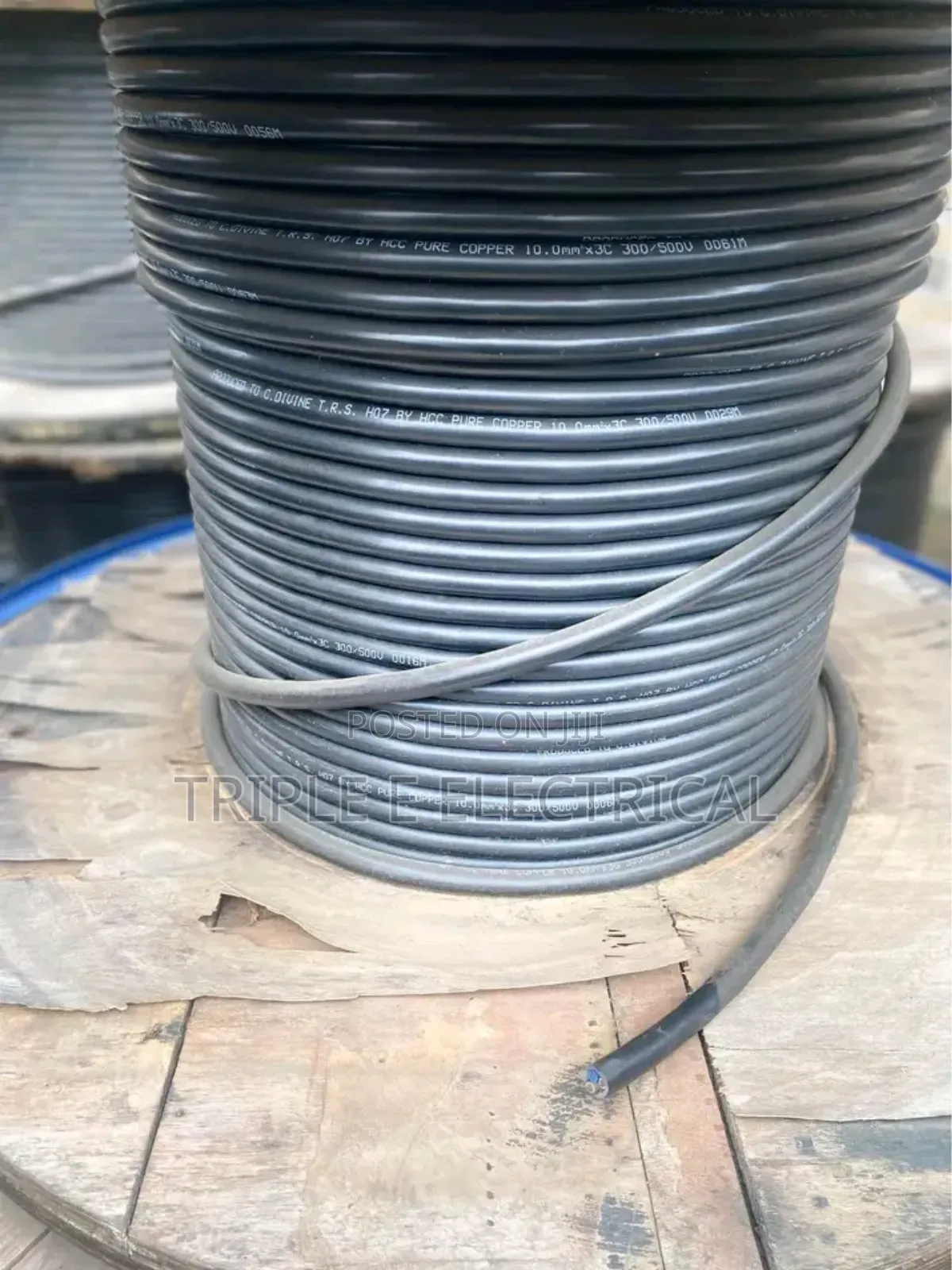10mm 3core Flexible Cable