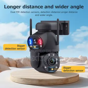 5g/4g Solar PTZ Camera - 8mp Dual Lens Cloud Sim, Aov Support All Sims