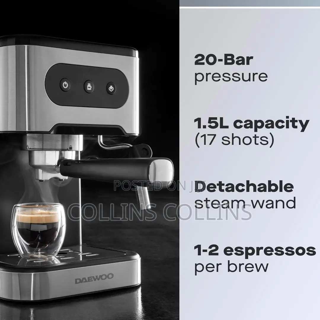 Daewoo 20bar Espresso Coffee Maker