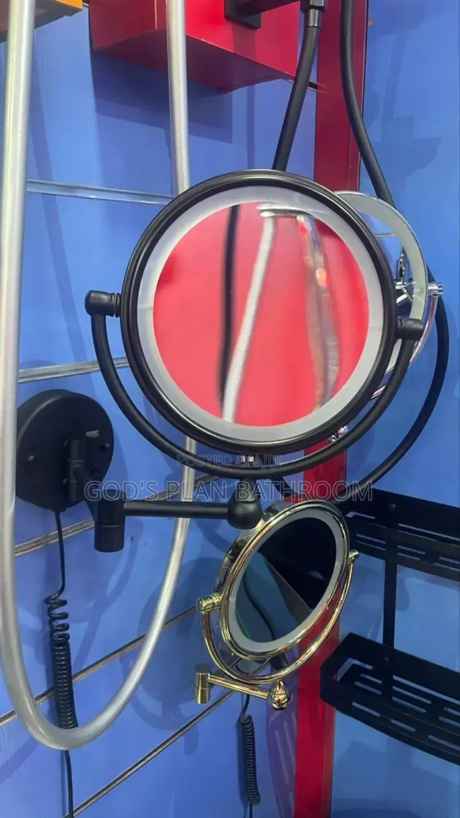Shaving Mirror With Light