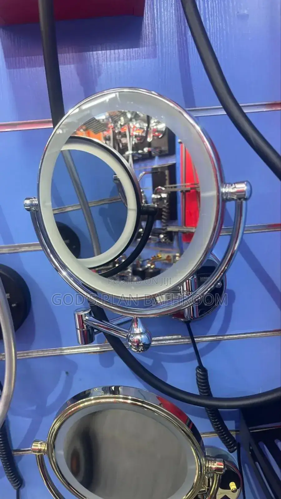 Shaving Mirror With Light