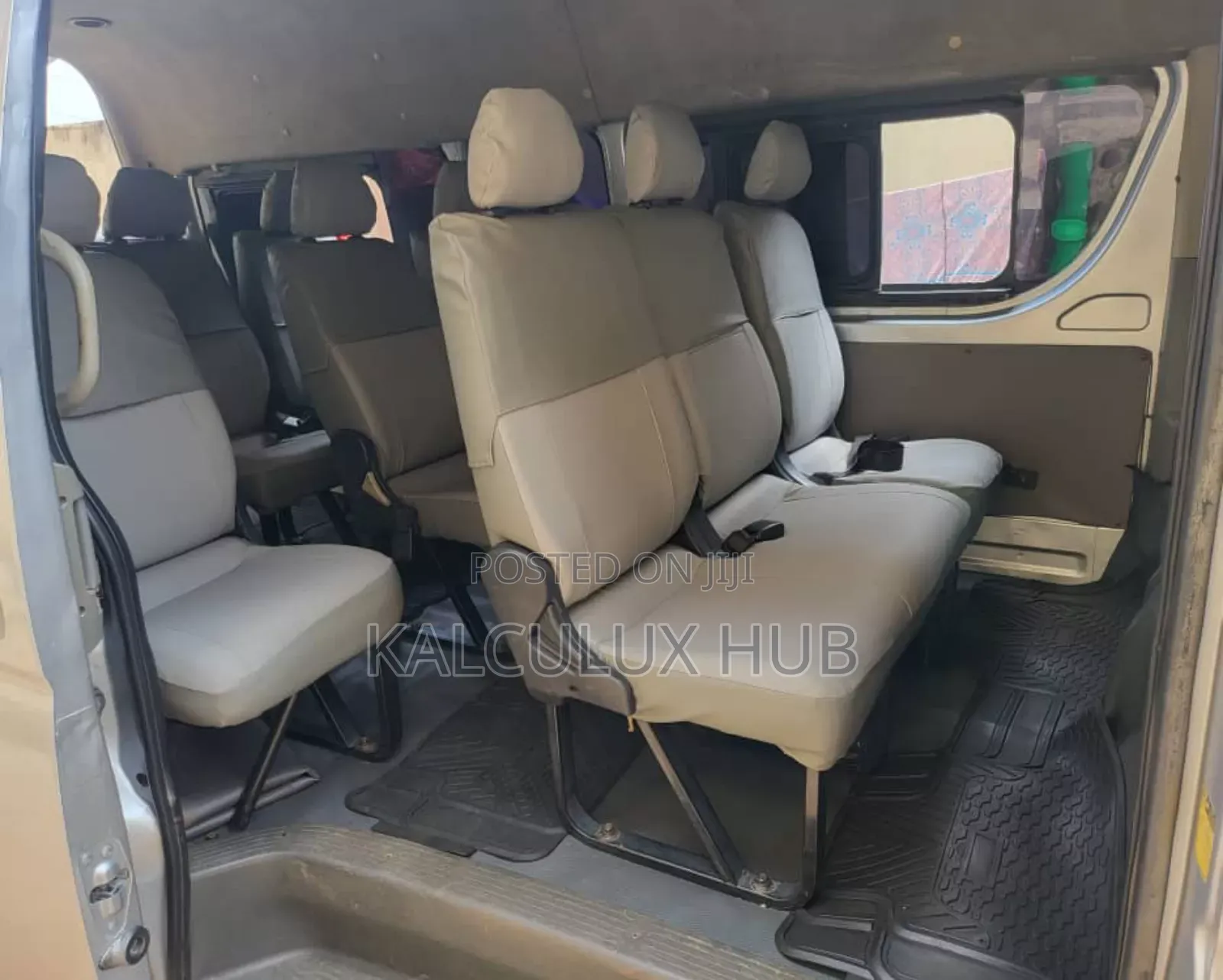 Clean Silver Hiace Bus for Hire