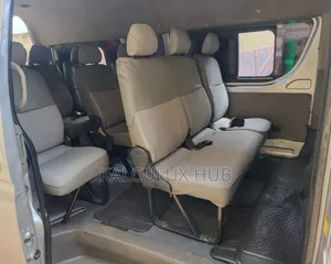 Clean Silver Hiace Bus for Hire