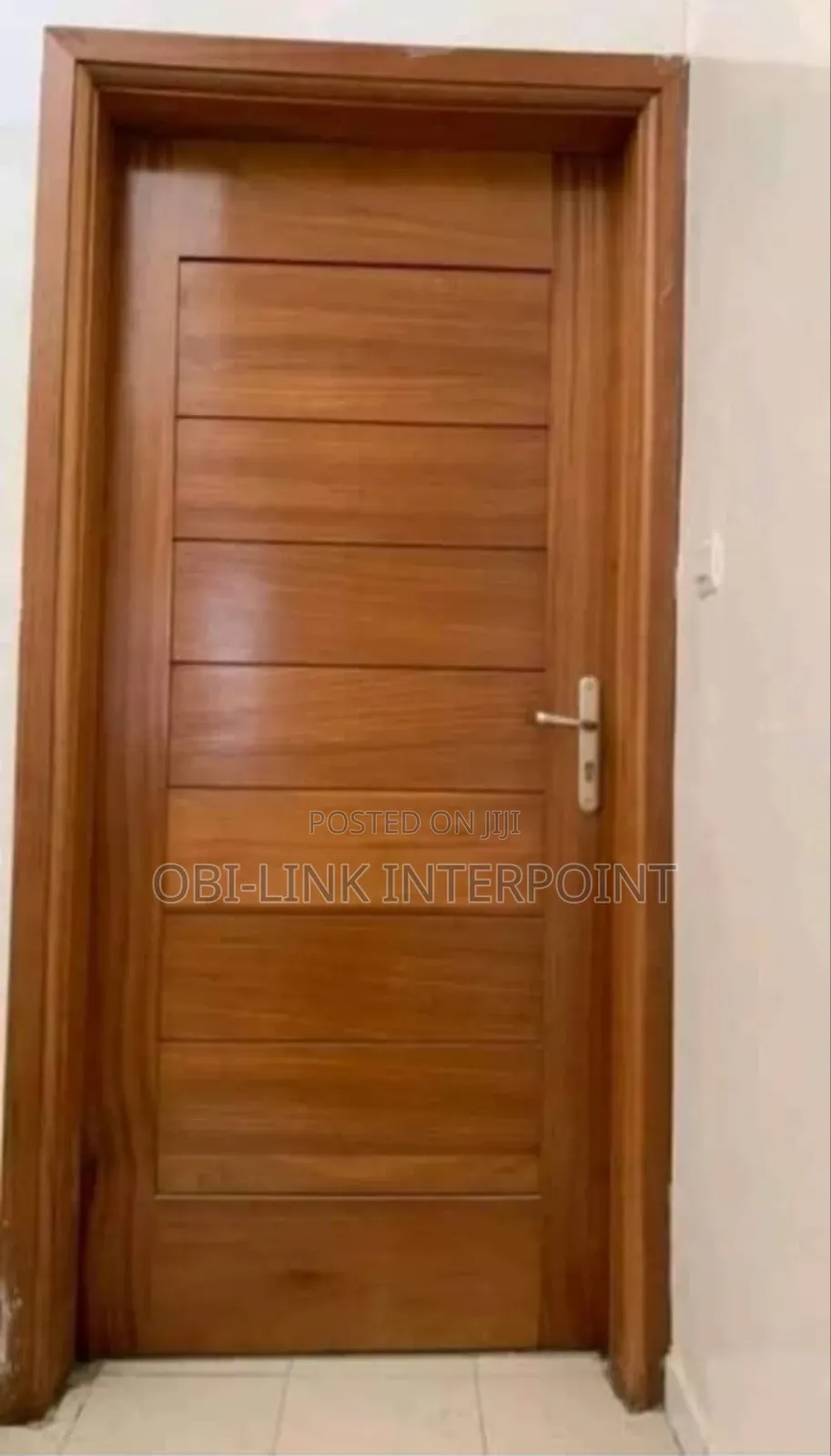 3ft Security Mahogany Wooden Door
