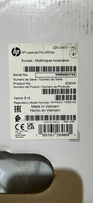 Hp Laserjet Pro 4003dn