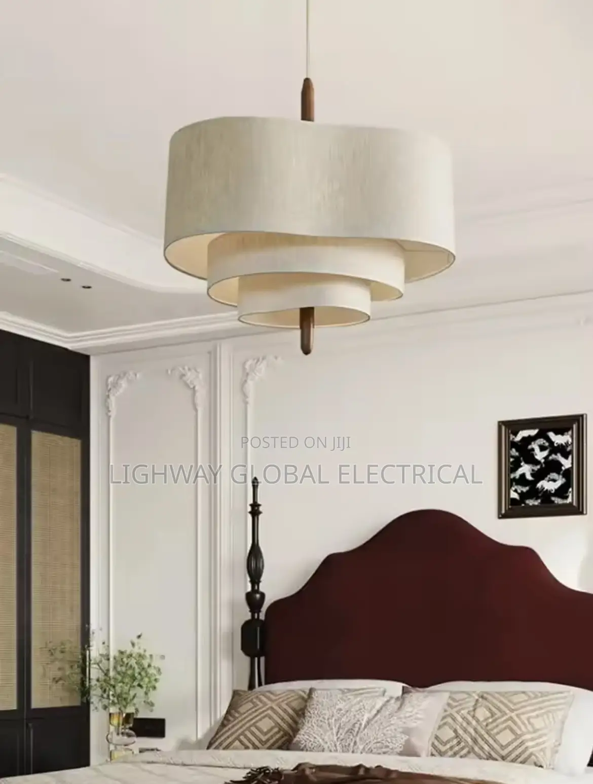 Wabi Sabi Lustre Japan Cloth Ceiling Light