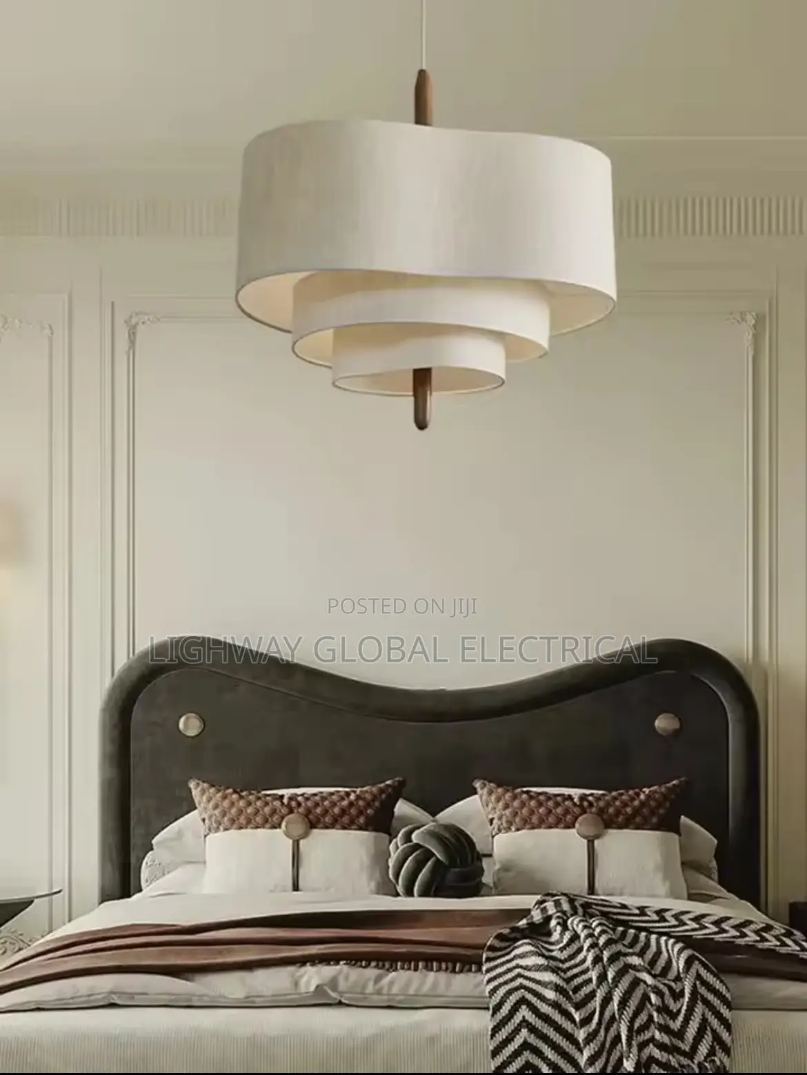 Wabi Sabi Lustre Japan Cloth Ceiling Light