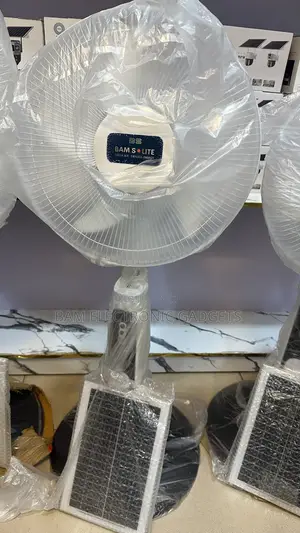 16inch Rechargeable Solar Fan Ac/Dc