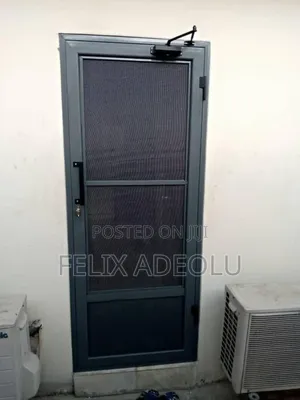 Toilet Doors With Alucobond And Thick Profile