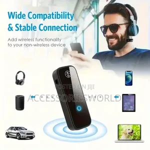 2 in 1 Car Wireless Aux Bluetooth Receiver Transmitter Adapter
