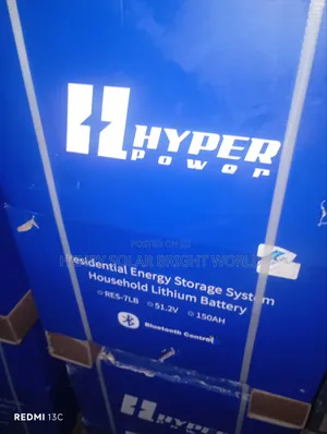 Hyper 7.5kwh 51.2v 150ah Lithium Battery