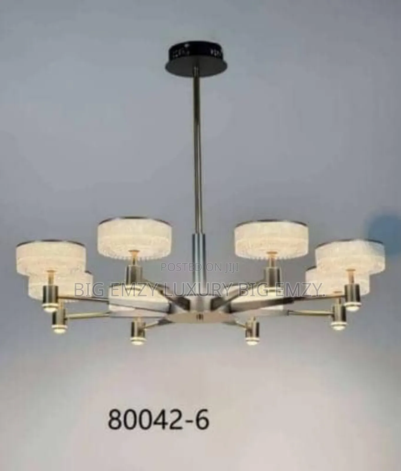 Nordic Light Luxury Led Crystal Chandelier.