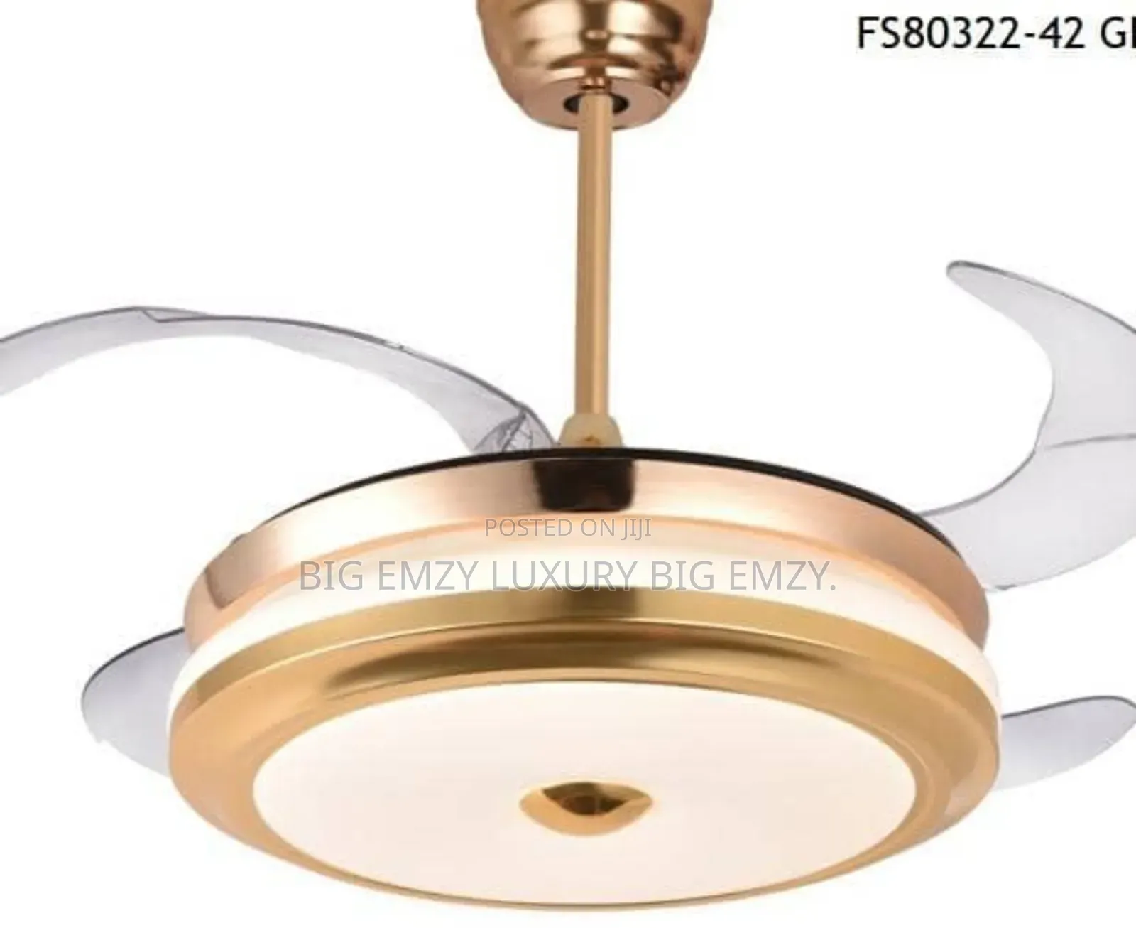 Chandelier Light With Massive Blowing Capacity Fan.