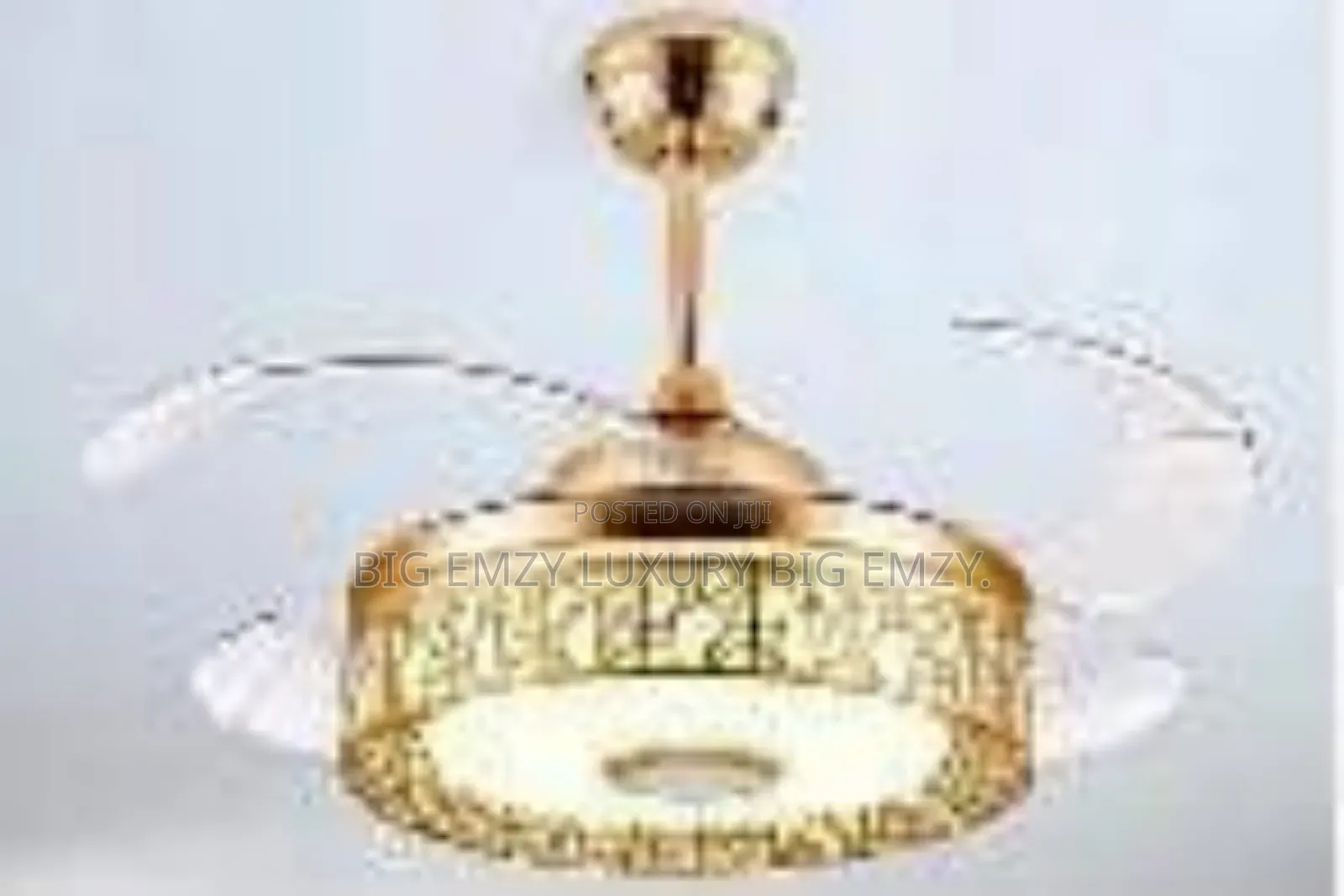 Chandelier Light With Massive Blowing Capacity Fan.