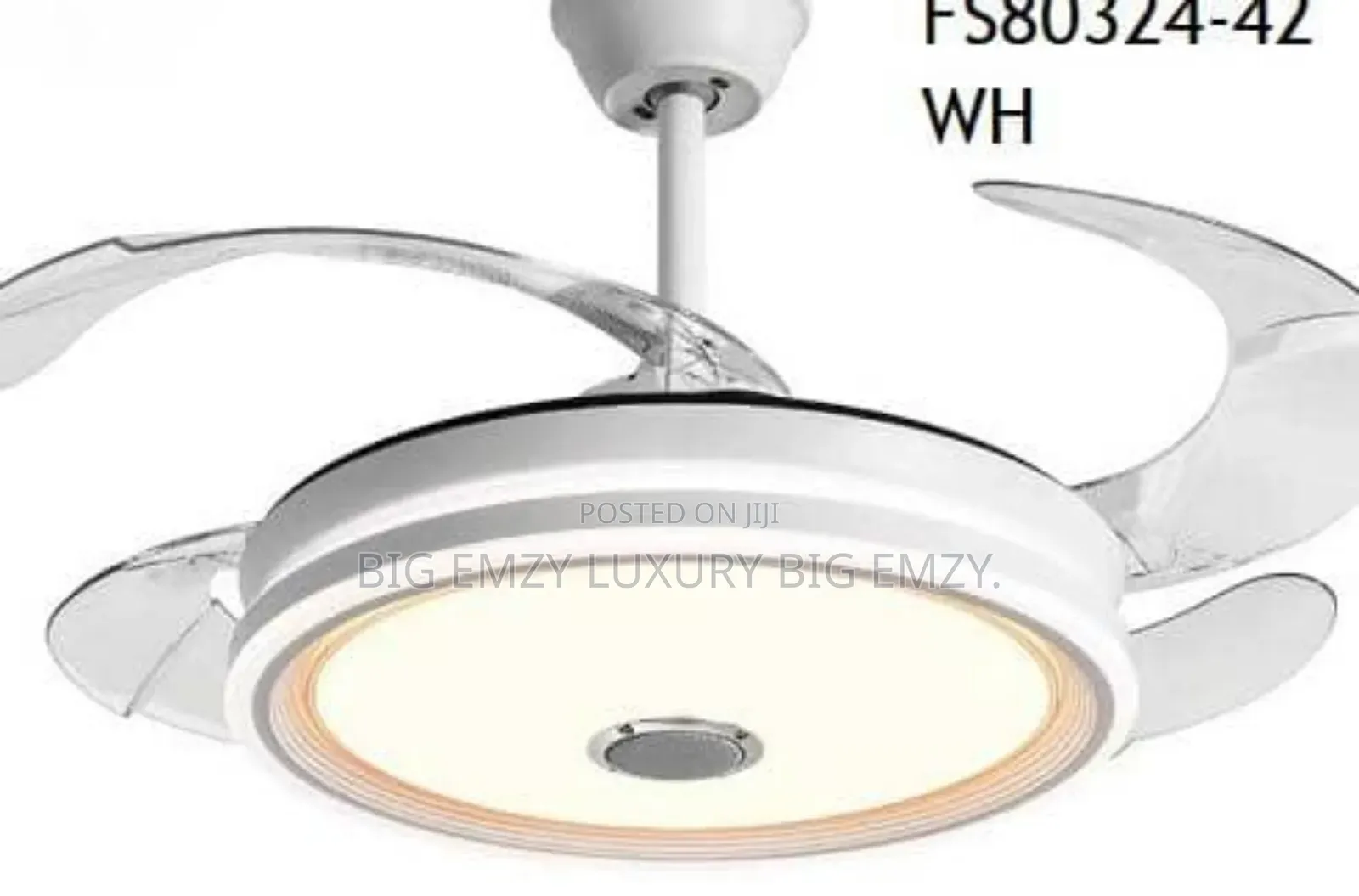 Chandelier Light With Massive Blowing Capacity Fan.
