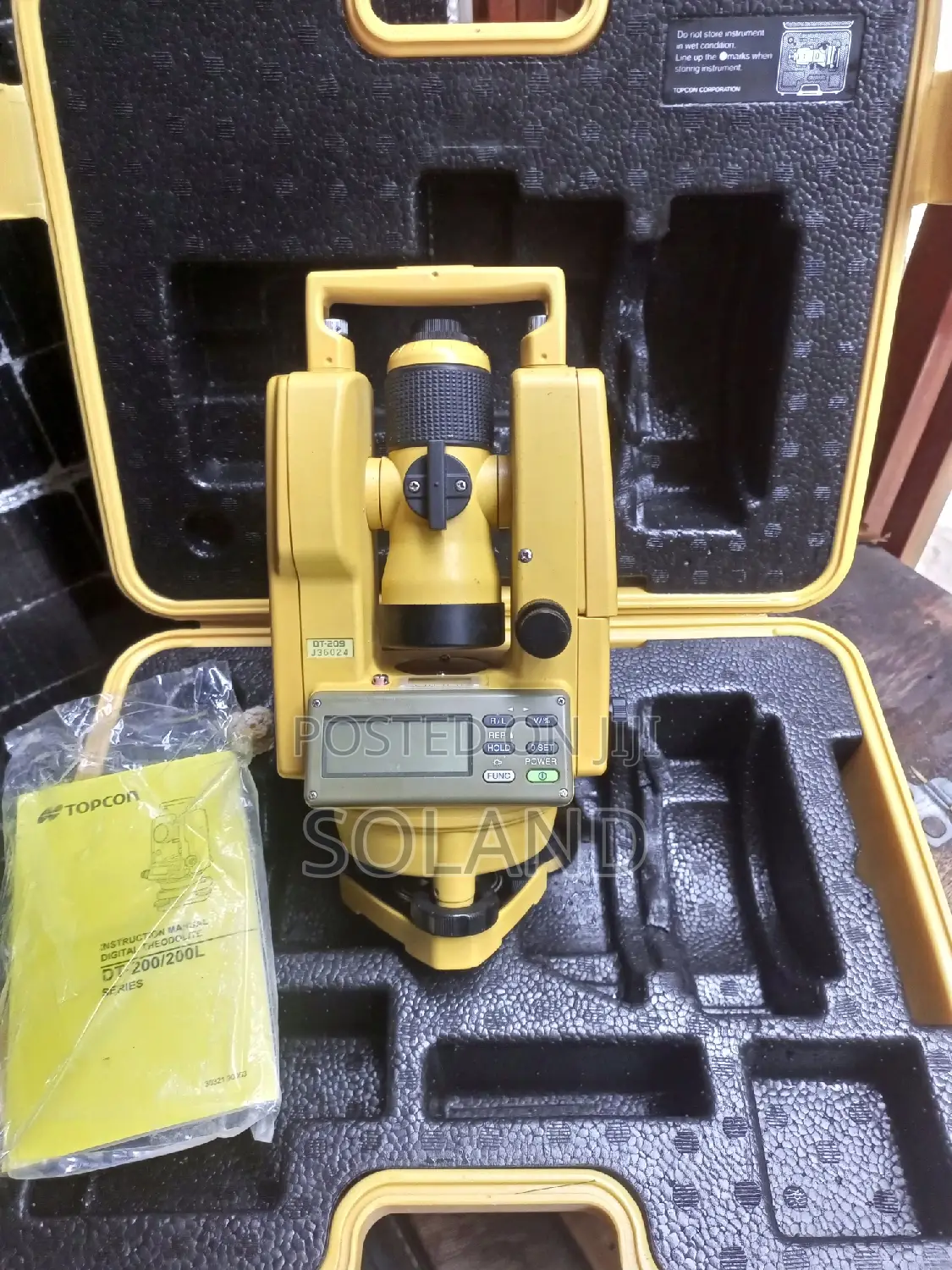 Topcon Digital Dt200 Theodolite