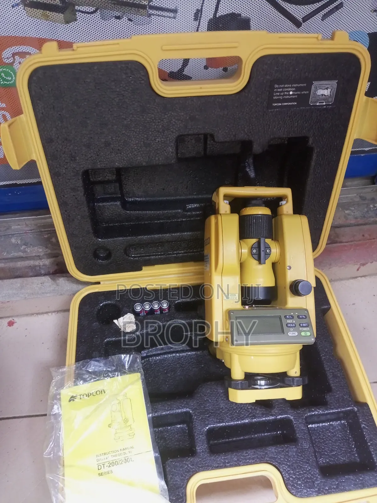Dt200 Topcon Digital Theodolite