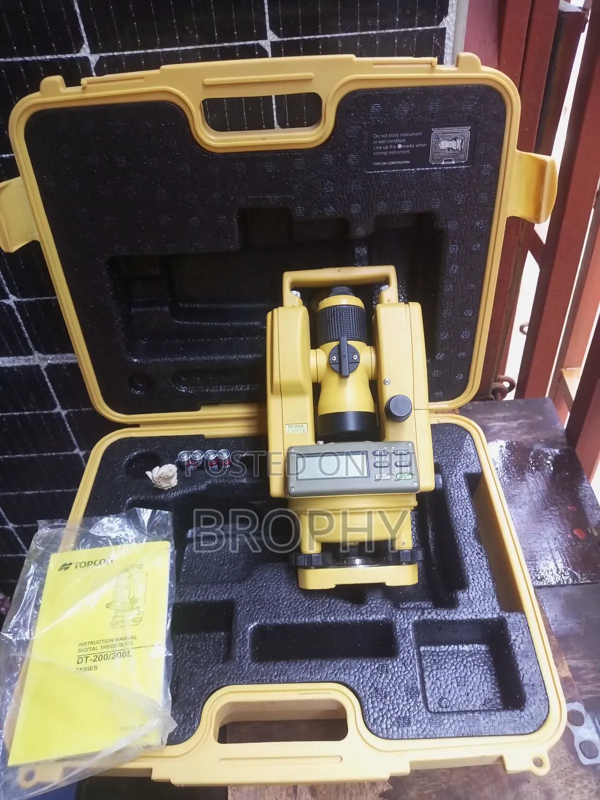 Dt200 Topcon Digital Theodolite