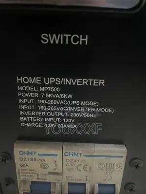 Mpower 7.5kva Inverter Model Mp7500 (Open For Negotiations)