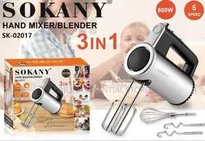 Sokany Electric 3 in 1 Hand Mixer 800w
