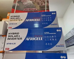 6.2kva Africell Hybrid Inverter | Smart Solar Grid Power Backup