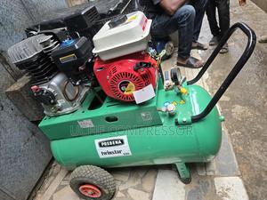 Air Compressor With The Engine 100l 3hp