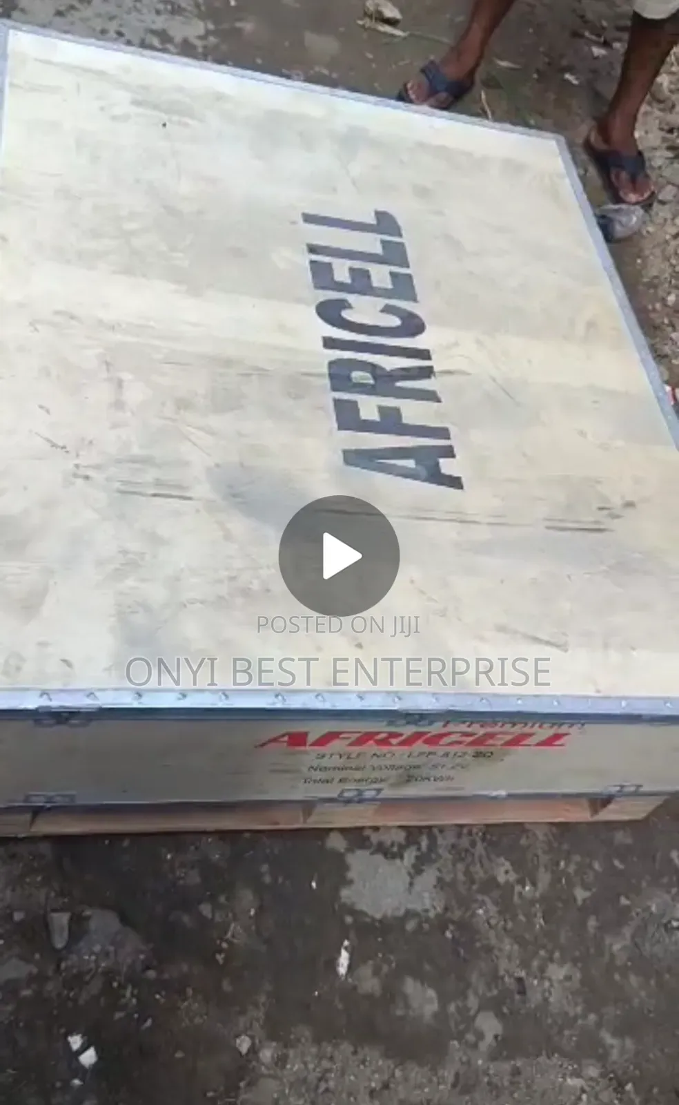 Africell Lithium Ion Battery 20kwh 51.2v Flat