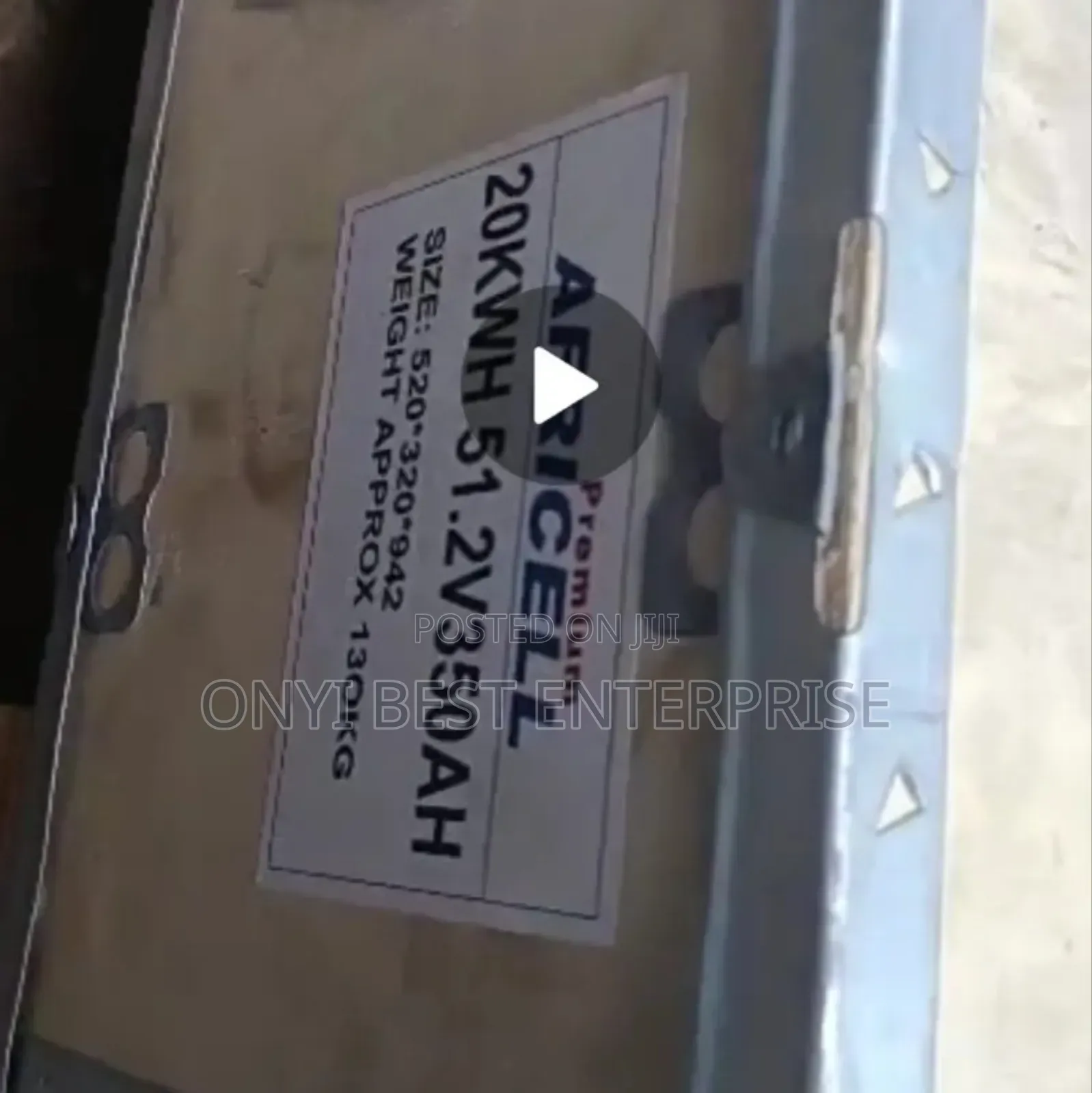 Africell Lithium Ion Battery 20kwh 51.2v-48v Available