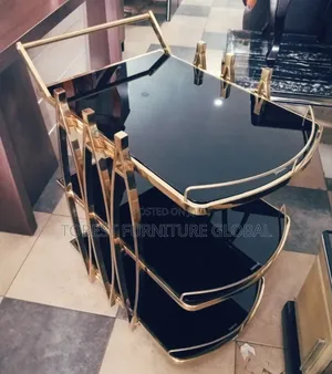 Wine Trolly (Golden)