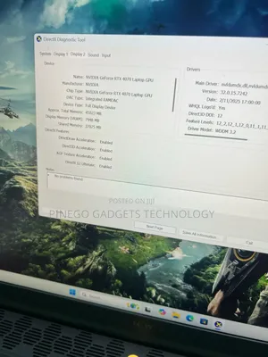 New Laptop Dell Alienware M16 R1 32GB Intel Core I7 SSD 1T