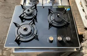 3burner Glass and Stainless Table Gas Stove