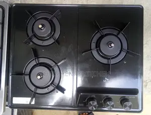 3burner Glass and Stainless Table Gas Stove