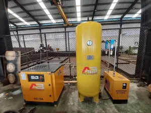 Complete Set Up of Screw Air Compressor 7.5kw 10hp 10bar