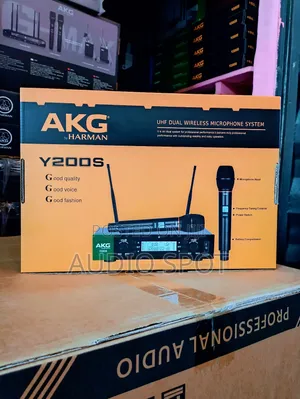 Akg Harman Y-200s Uhf Dual Wireless Microphone System