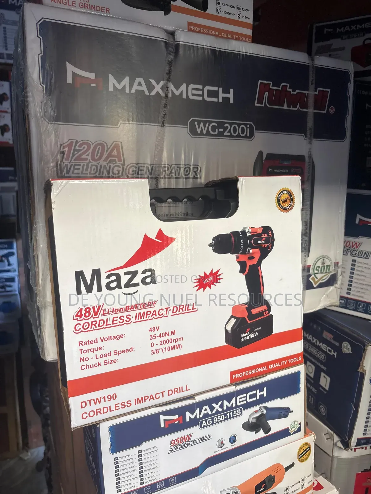 Original Maza Cordless Impact Drill Machine 48v