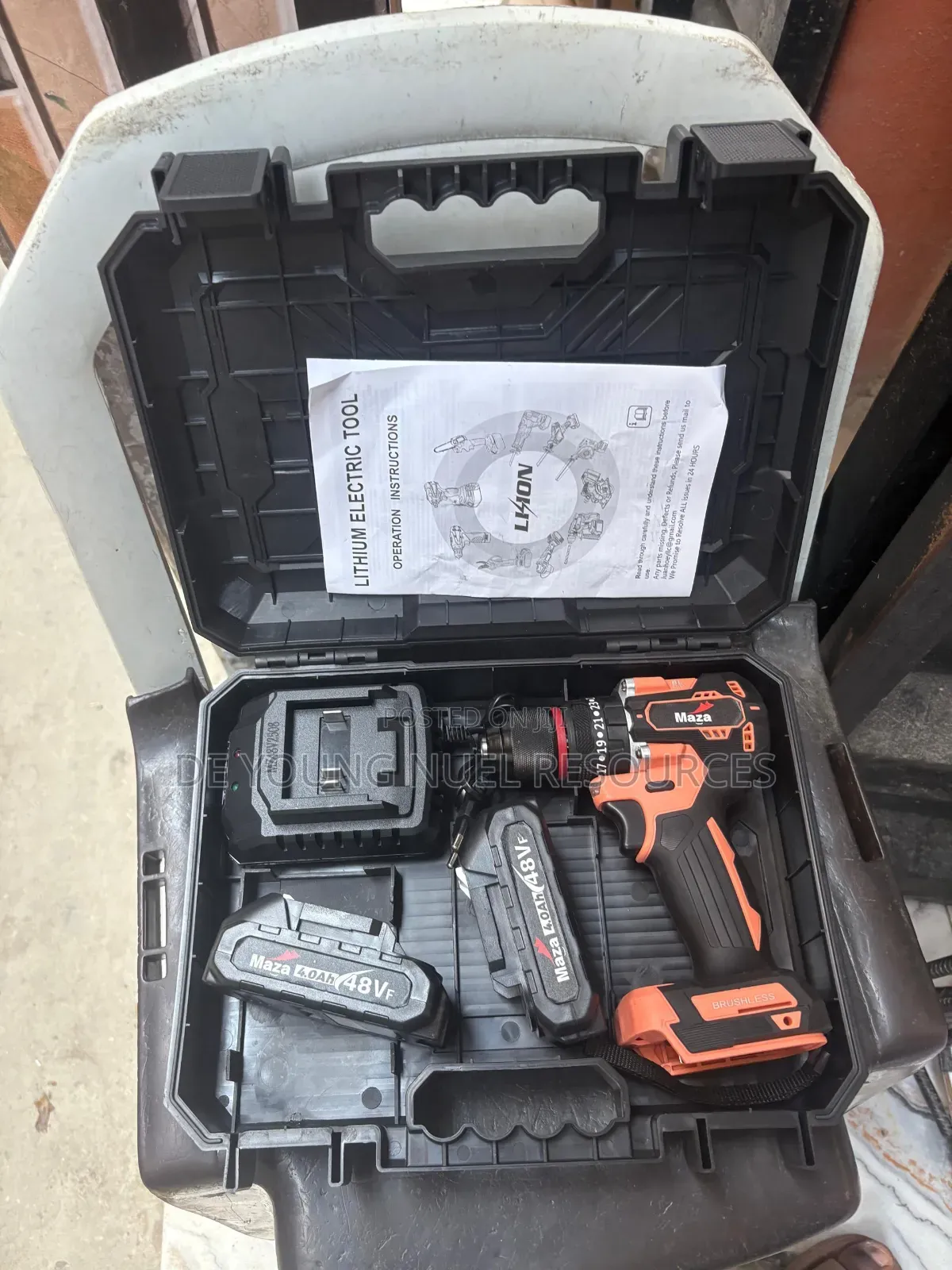 Original Maza Cordless Impact Drill Machine 48v